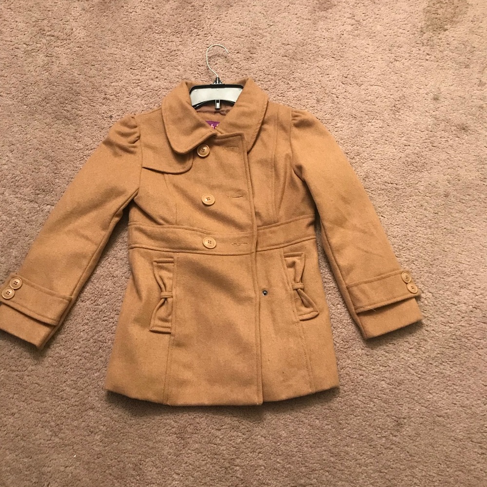 Little girls peacoat